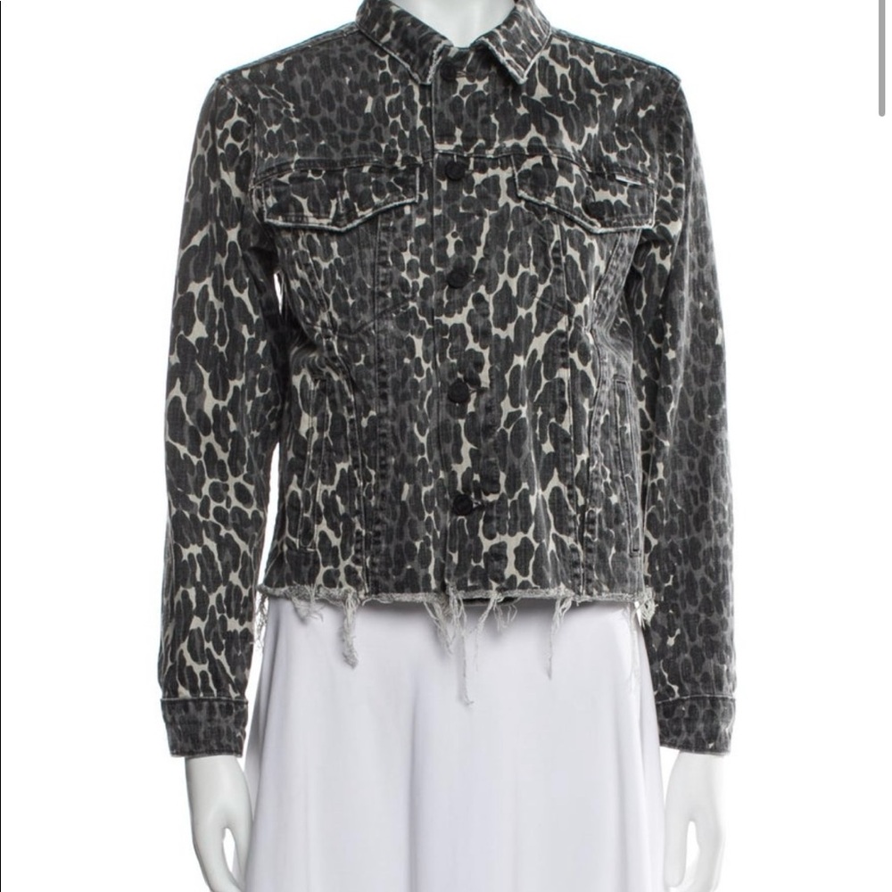 Mother Denim Cheetah Print Jacket